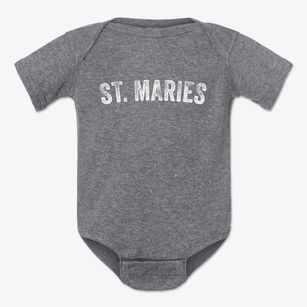 St. Maries Idaho Timeless Retro Baby Onesie