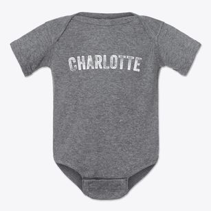 Charlotte Texas Timeless Retro Baby Onesie