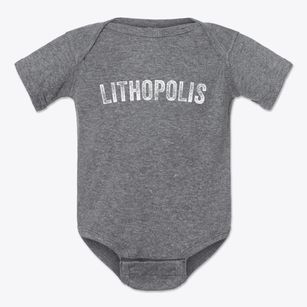 Lithopolis Ohio Timeless Retro Baby Onesie