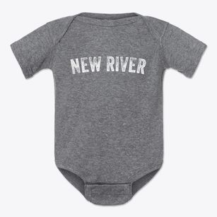 New River Virginia Timeless Retro Baby Onesie