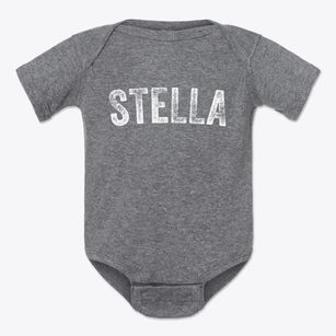 Stella Nebraska Timeless Retro Baby Onesie
