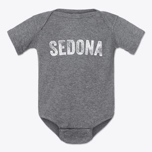 Sedona Arizona Timeless Retro Baby Onesie
