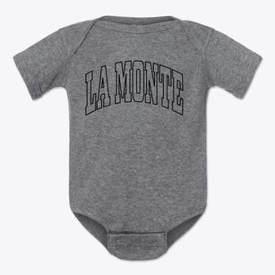 La Monte Missouri Trendy Block Baby Onesie