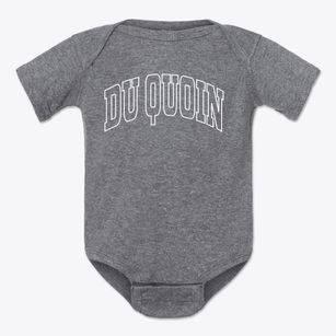 Du Quoin Illinois Trendy Block Baby Onesie