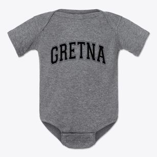 Gretna Nebraska Varsity Baby Onesie