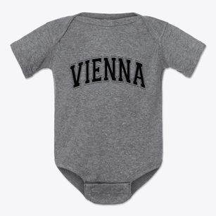 Vienna Georgia Varsity Baby Onesie