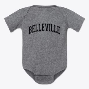 Belleville Wisconsin Varsity Baby Onesie