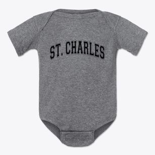 St. Charles Illinois Varsity Baby Onesie