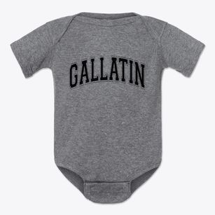Gallatin New York Varsity Baby Onesie