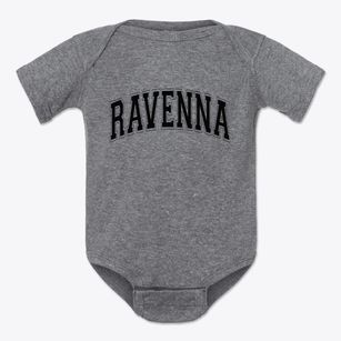 Ravenna Nebraska Varsity Baby Onesie
