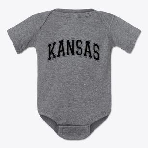 Kansas Alabama Varsity Baby Onesie