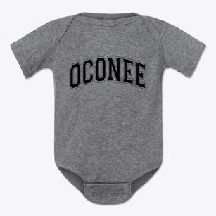 Oconee Illinois Varsity Baby Onesie