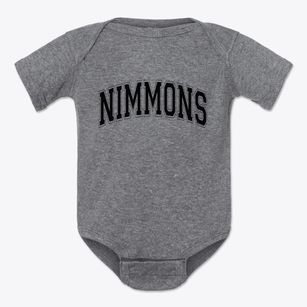 Nimmons Arkansas Varsity Baby Onesie