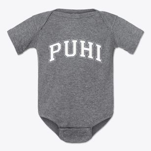 Puhi Hawaii Varsity Baby Onesie
