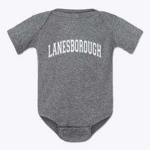 Lanesborough Massachusetts Varsity Baby Onesie