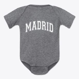 Madrid New York Varsity Baby Onesie
