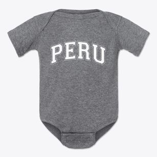 Peru Maine Varsity Baby Onesie