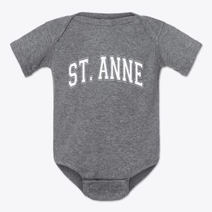 St. Anne Illinois Varsity Baby Onesie