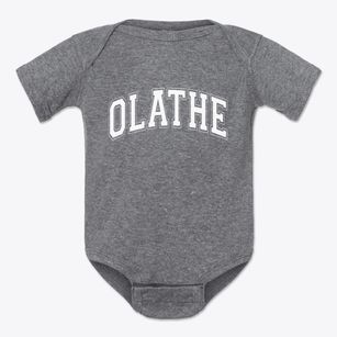 Olathe Kansas Varsity Baby Onesie