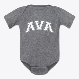 Ava Illinois Varsity Baby Onesie