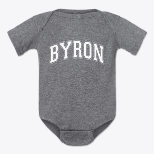 Byron Wyoming Varsity Baby Onesie