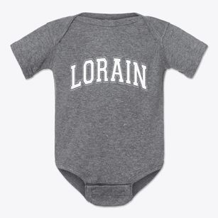Lorain Wisconsin Varsity Baby Onesie