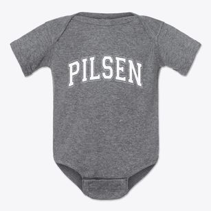 Pilsen Wisconsin Varsity Baby Onesie