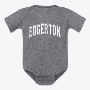 Edgerton Wyoming Varsity Baby Onesie