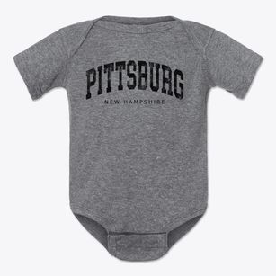 Pittsburg New Hampshire Urban Vibe Baby Onesie