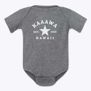 Kaaawa Hawaii Star Baby Onesie