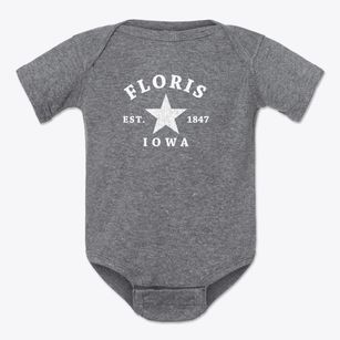 Floris Iowa Star Baby Onesie