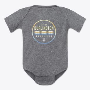 Burlington Colorado Color Fade Baby Onesie