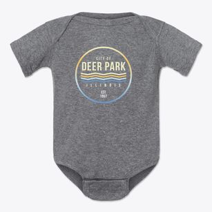 Deer Park Illinois Color Fade Baby Onesie