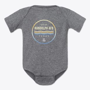 Randolph Afb Texas Color Fade Baby Onesie