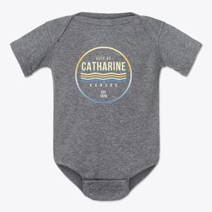 Catharine Kansas Color Fade Baby Onesie