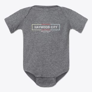 Haywood City Missouri Artbox Baby Onesie