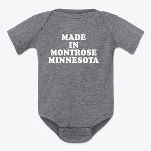 Montrose Minnesota Classic 70s Baby Onesie