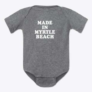 Myrtle Beach South Carolina Classic 70s Baby Onesie