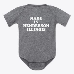 Henderson Illinois Classic 70s Baby Onesie