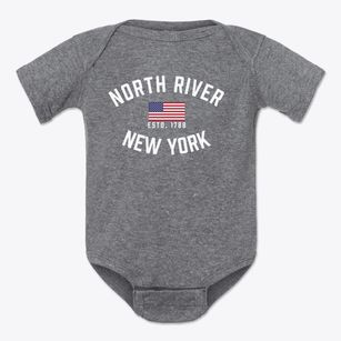 North River New York Patriot Baby Onesie