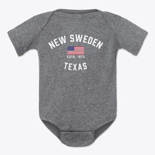 New Sweden Texas Patriot Baby Onesie
