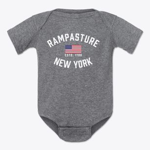 Rampasture New York Patriot Baby Onesie