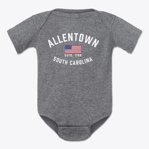 Allentown South Carolina Patriot Baby Onesie