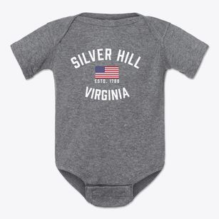 Silver Hill Virginia Patriot Baby Onesie