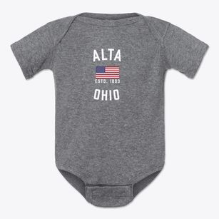 Alta Ohio Patriot Baby Onesie