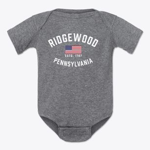 Ridgewood Pennsylvania Patriot Baby Onesie