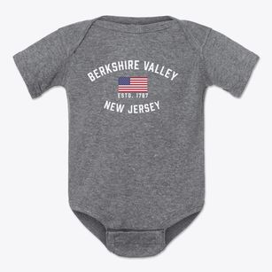 Berkshire Valley New Jersey Patriot Baby Onesie