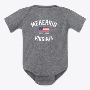 Meherrin Virginia Patriot Baby Onesie