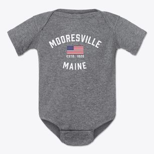 Mooresville Maine Patriot Baby Onesie