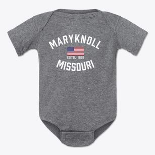 Maryknoll Missouri Patriot Baby Onesie